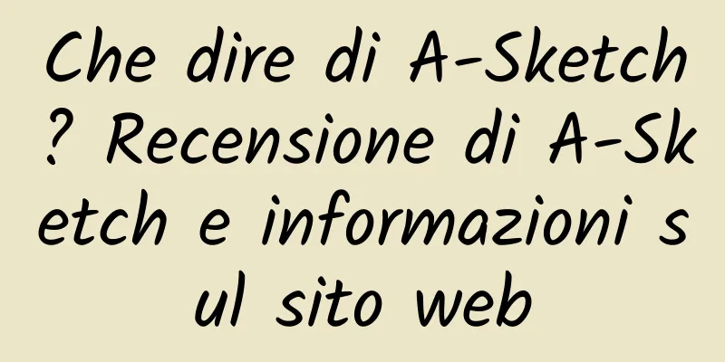 Che dire di A-Sketch? Recensione di A-Sketch e informazioni sul sito web