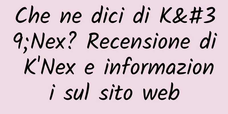 Che ne dici di K'Nex? Recensione di K'Nex e informazioni sul sito web