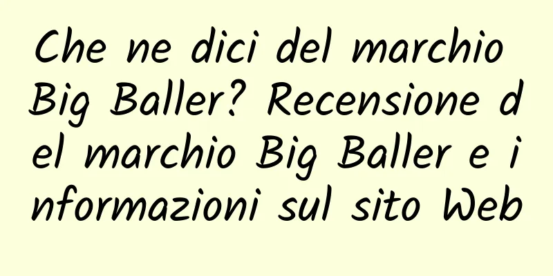 Che ne dici del marchio Big Baller? Recensione del marchio Big Baller e informazioni sul sito Web