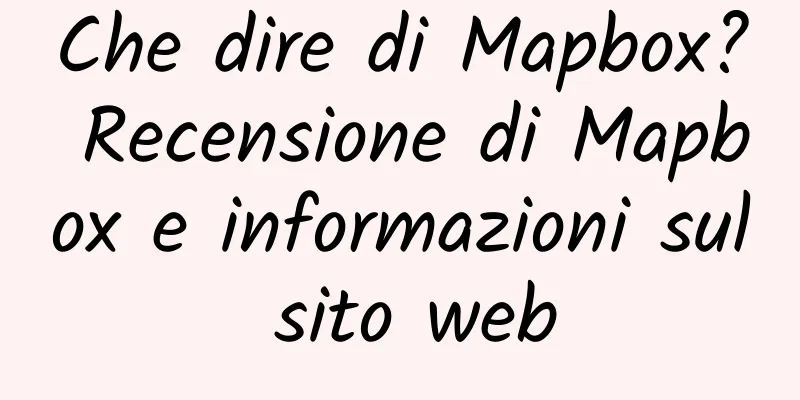Che dire di Mapbox? Recensione di Mapbox e informazioni sul sito web