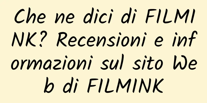 Che ne dici di FILMINK? Recensioni e informazioni sul sito Web di FILMINK