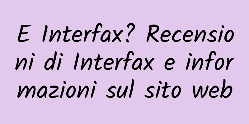 E Interfax? Recensioni di Interfax e informazioni sul sito web