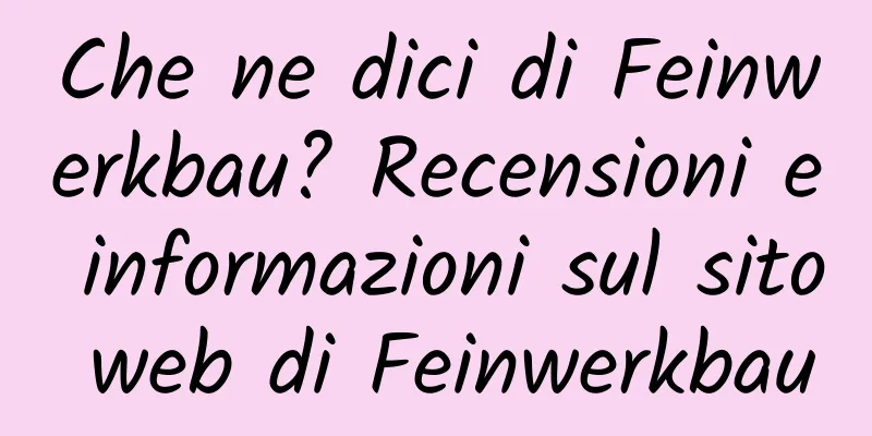 Che ne dici di Feinwerkbau? Recensioni e informazioni sul sito web di Feinwerkbau