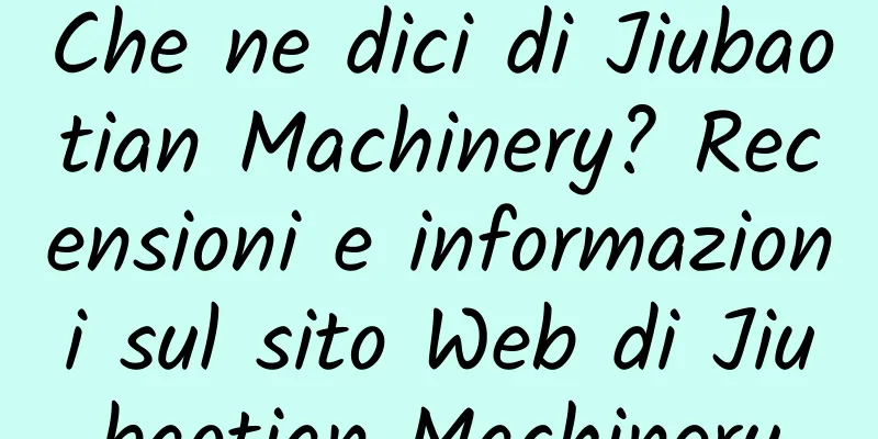 Che ne dici di Jiubaotian Machinery? Recensioni e informazioni sul sito Web di Jiubaotian Machinery