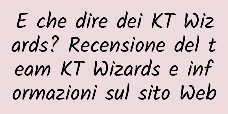 E che dire dei KT Wizards? Recensione del team KT Wizards e informazioni sul sito Web