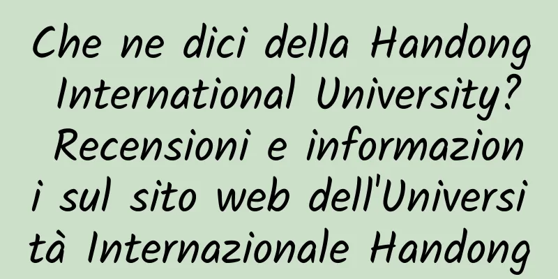 Che ne dici della Handong International University? Recensioni e informazioni sul sito web dell'Università Internazionale Handong