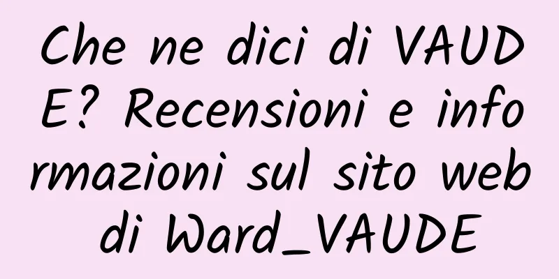 Che ne dici di VAUDE? Recensioni e informazioni sul sito web di Ward_VAUDE