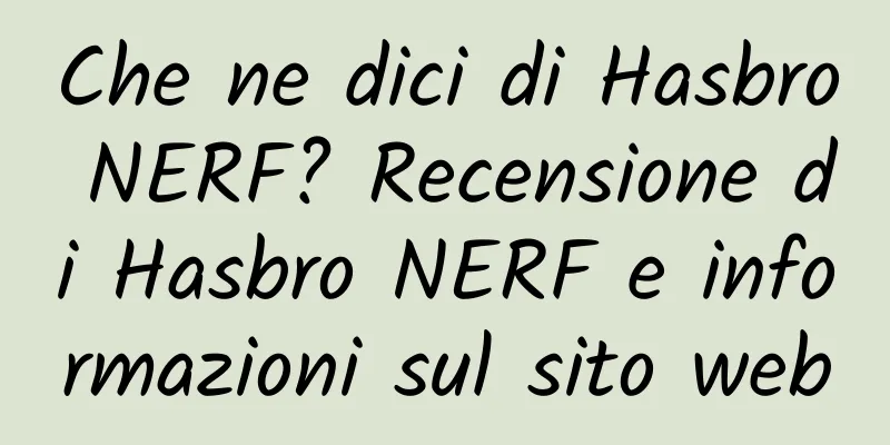 Che ne dici di Hasbro NERF? Recensione di Hasbro NERF e informazioni sul sito web