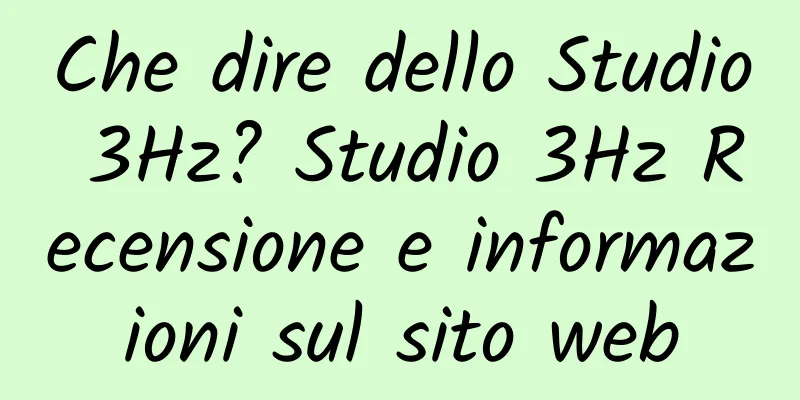 Che dire dello Studio 3Hz? Studio 3Hz Recensione e informazioni sul sito web