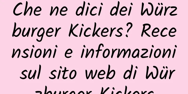 Che ne dici dei Würzburger Kickers? Recensioni e informazioni sul sito web di Würzburger Kickers