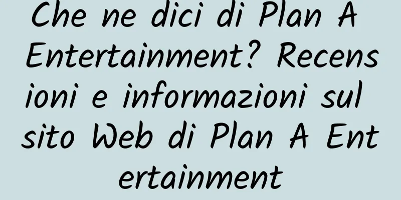 Che ne dici di Plan A Entertainment? Recensioni e informazioni sul sito Web di Plan A Entertainment