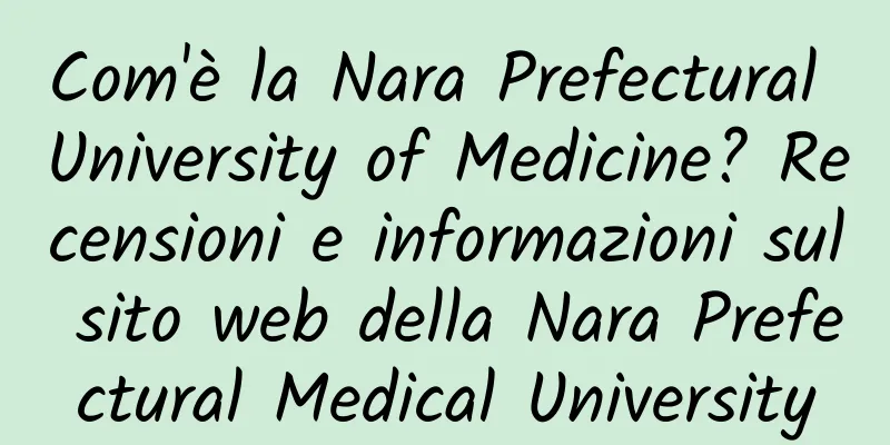 Com'è la Nara Prefectural University of Medicine? Recensioni e informazioni sul sito web della Nara Prefectural Medical University