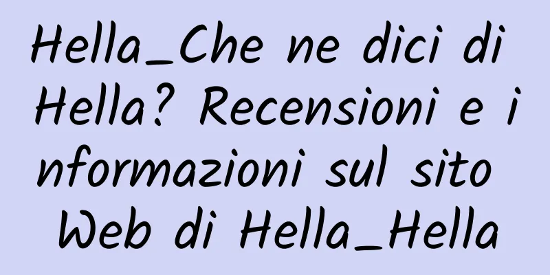 Hella_Che ne dici di Hella? Recensioni e informazioni sul sito Web di Hella_Hella
