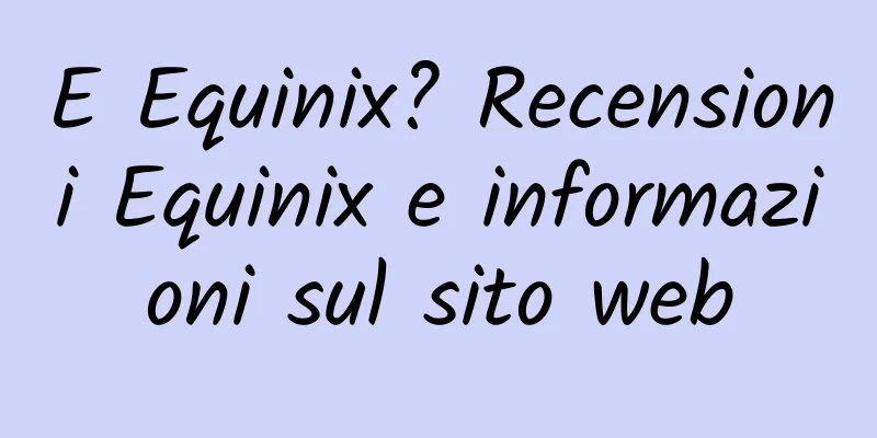 E Equinix? Recensioni Equinix e informazioni sul sito web