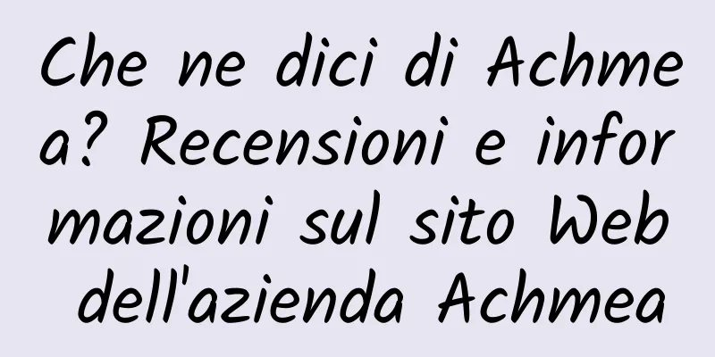 Che ne dici di Achmea? Recensioni e informazioni sul sito Web dell'azienda Achmea