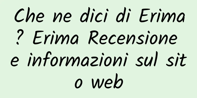 Che ne dici di Erima? Erima Recensione e informazioni sul sito web