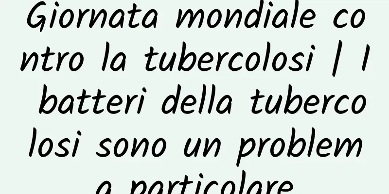 Giornata mondiale contro la tubercolosi | I batteri della tubercolosi sono un problema particolare