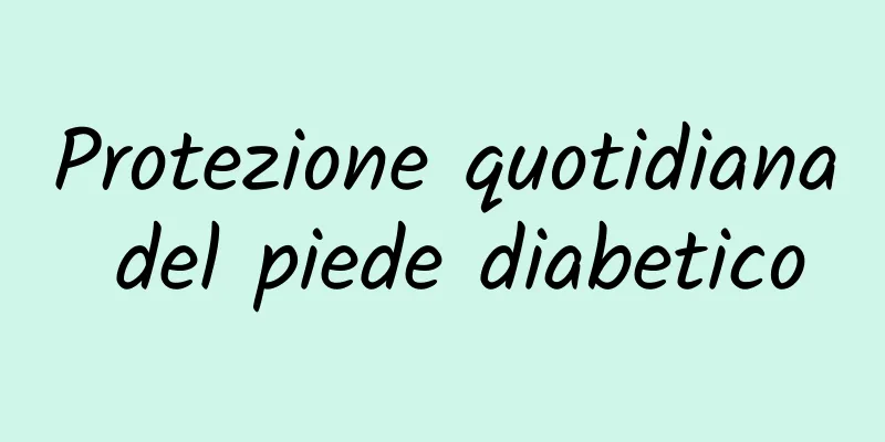 Protezione quotidiana del piede diabetico