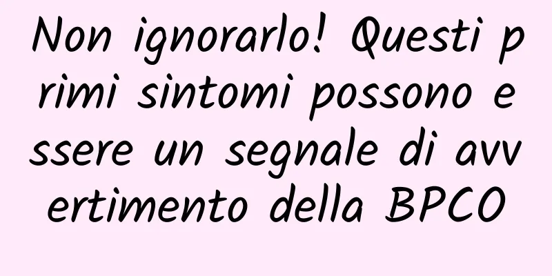 Non ignorarlo! Questi primi sintomi possono essere un segnale di avvertimento della BPCO