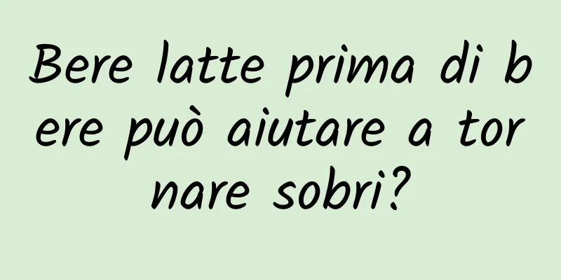 Bere latte prima di bere può aiutare a tornare sobri?