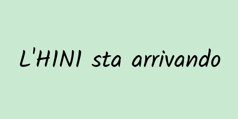 L'H1N1 sta arrivando