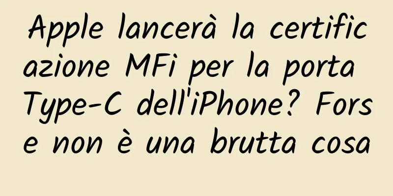 Apple lancerà la certificazione MFi per la porta Type-C dell'iPhone? Forse non è una brutta cosa