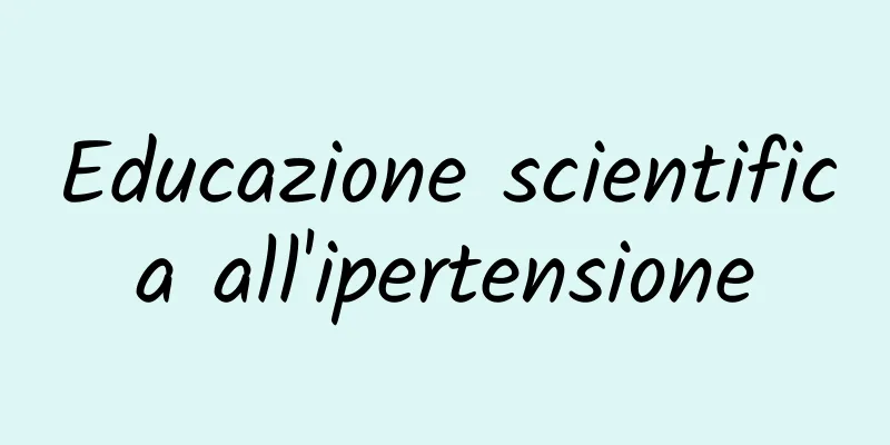 Educazione scientifica all'ipertensione