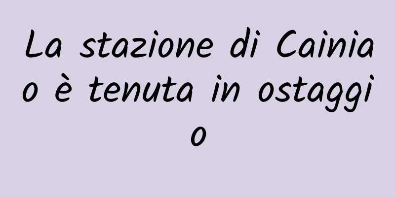 La stazione di Cainiao è tenuta in ostaggio