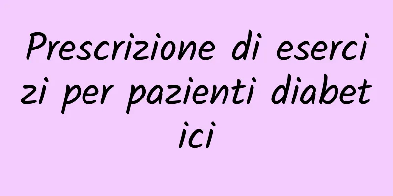 Prescrizione di esercizi per pazienti diabetici