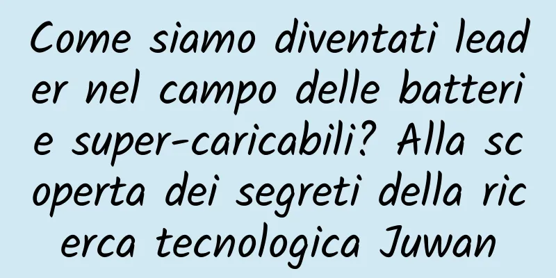 Come siamo diventati leader nel campo delle batterie super-caricabili? Alla scoperta dei segreti della ricerca tecnologica Juwan