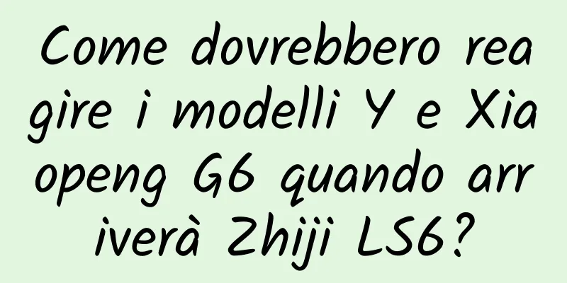 Come dovrebbero reagire i modelli Y e Xiaopeng G6 quando arriverà Zhiji LS6?