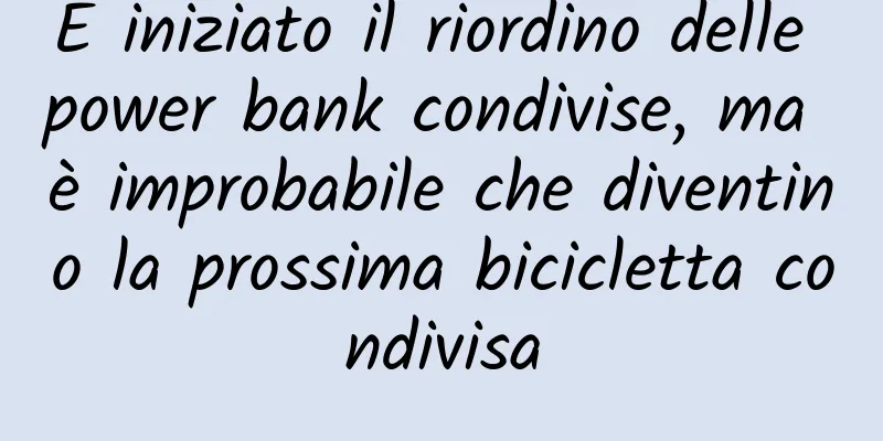 È iniziato il riordino delle power bank condivise, ma è improbabile che diventino la prossima bicicletta condivisa