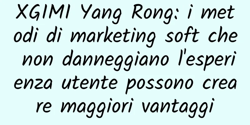 XGIMI Yang Rong: i metodi di marketing soft che non danneggiano l'esperienza utente possono creare maggiori vantaggi