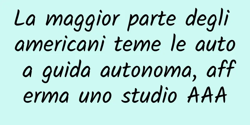 La maggior parte degli americani teme le auto a guida autonoma, afferma uno studio AAA