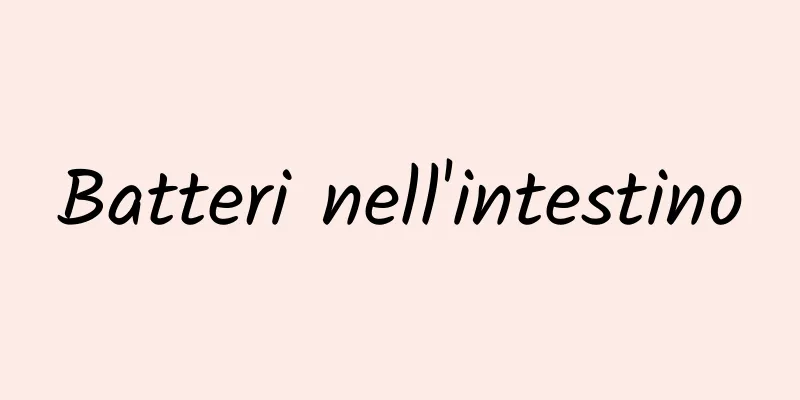 Batteri nell'intestino