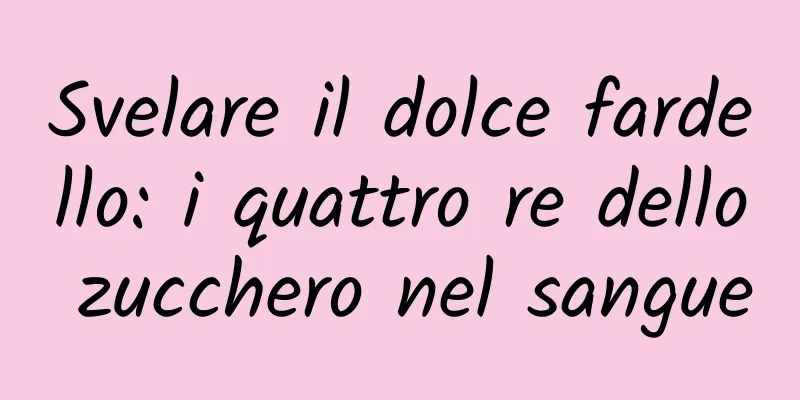 Svelare il dolce fardello: i quattro re dello zucchero nel sangue