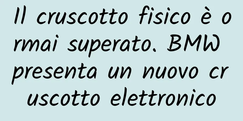 Il cruscotto fisico è ormai superato. BMW presenta un nuovo cruscotto elettronico