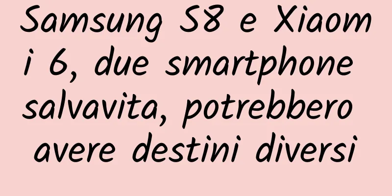 Samsung S8 e Xiaomi 6, due smartphone salvavita, potrebbero avere destini diversi