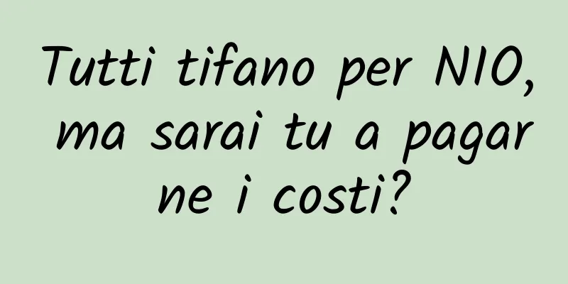Tutti tifano per NIO, ma sarai tu a pagarne i costi?