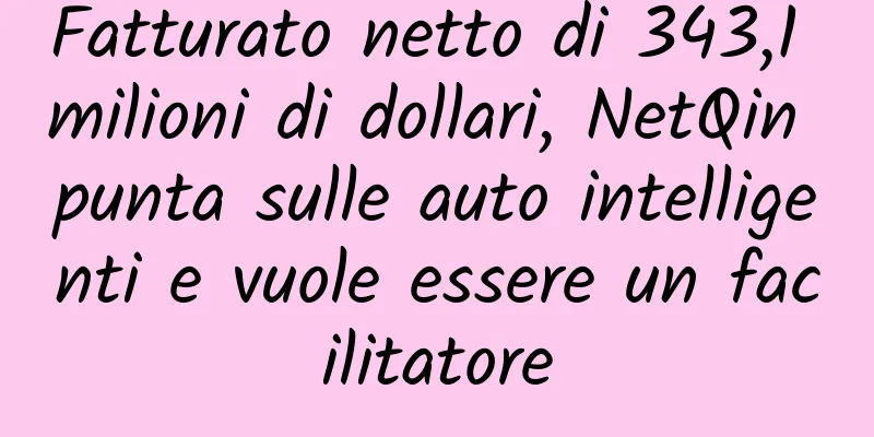 Fatturato netto di 343,1 milioni di dollari, NetQin punta sulle auto intelligenti e vuole essere un facilitatore