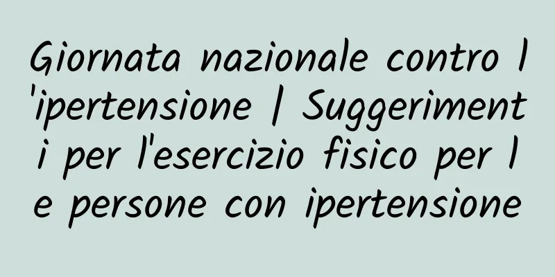 Giornata nazionale contro l'ipertensione | Suggerimenti per l'esercizio fisico per le persone con ipertensione