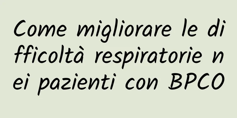 Come migliorare le difficoltà respiratorie nei pazienti con BPCO
