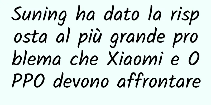 Suning ha dato la risposta al più grande problema che Xiaomi e OPPO devono affrontare