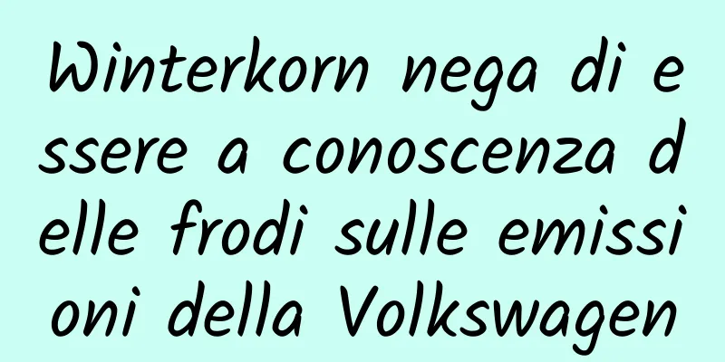 Winterkorn nega di essere a conoscenza delle frodi sulle emissioni della Volkswagen