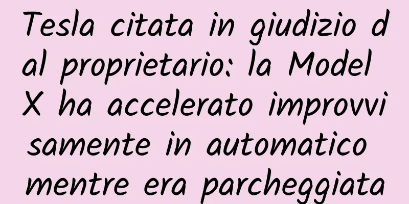 Tesla citata in giudizio dal proprietario: la Model X ha accelerato improvvisamente in automatico mentre era parcheggiata