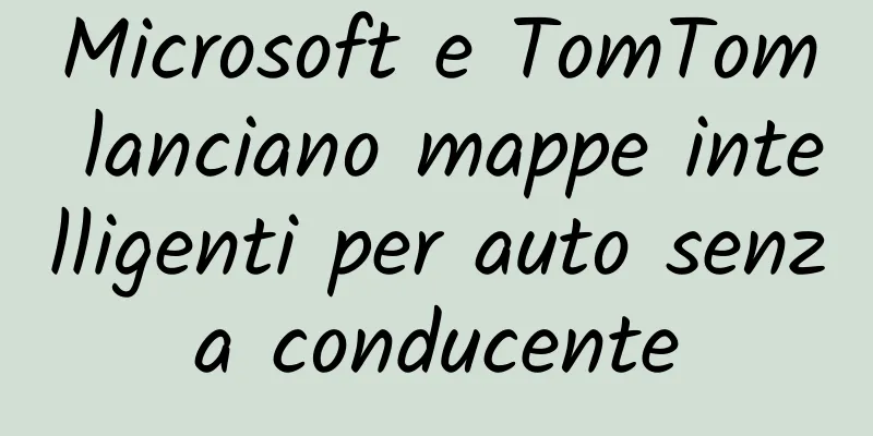 Microsoft e TomTom lanciano mappe intelligenti per auto senza conducente