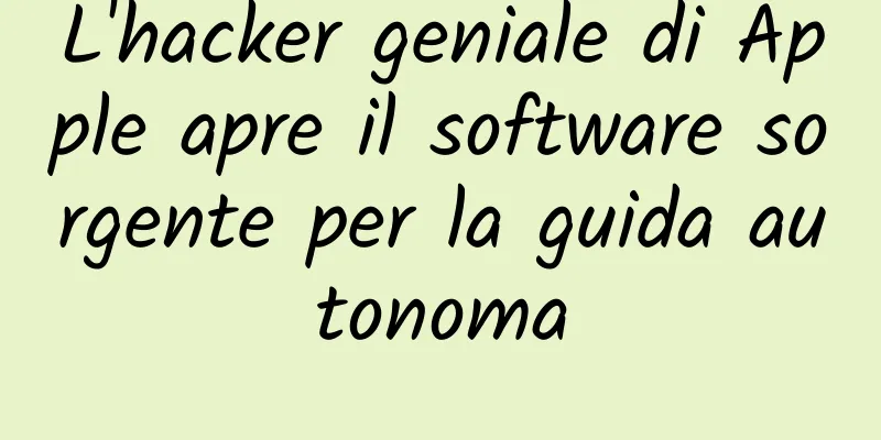 L'hacker geniale di Apple apre il software sorgente per la guida autonoma