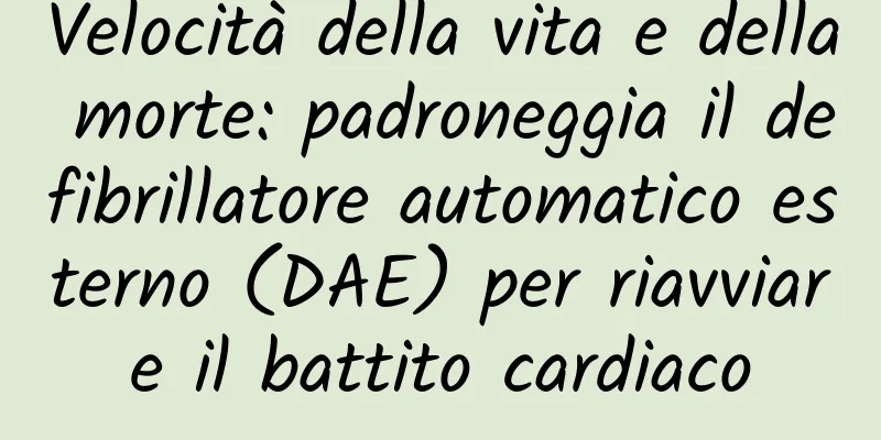 Velocità della vita e della morte: padroneggia il defibrillatore automatico esterno (DAE) per riavviare il battito cardiaco