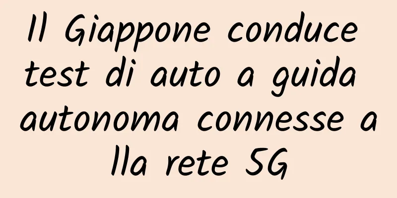Il Giappone conduce test di auto a guida autonoma connesse alla rete 5G