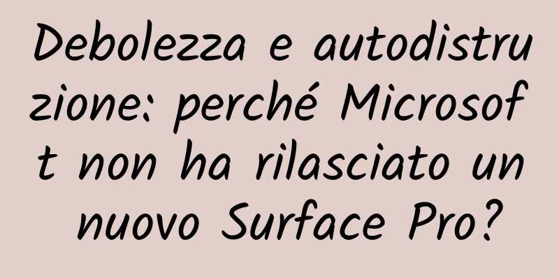 Debolezza e autodistruzione: perché Microsoft non ha rilasciato un nuovo Surface Pro?